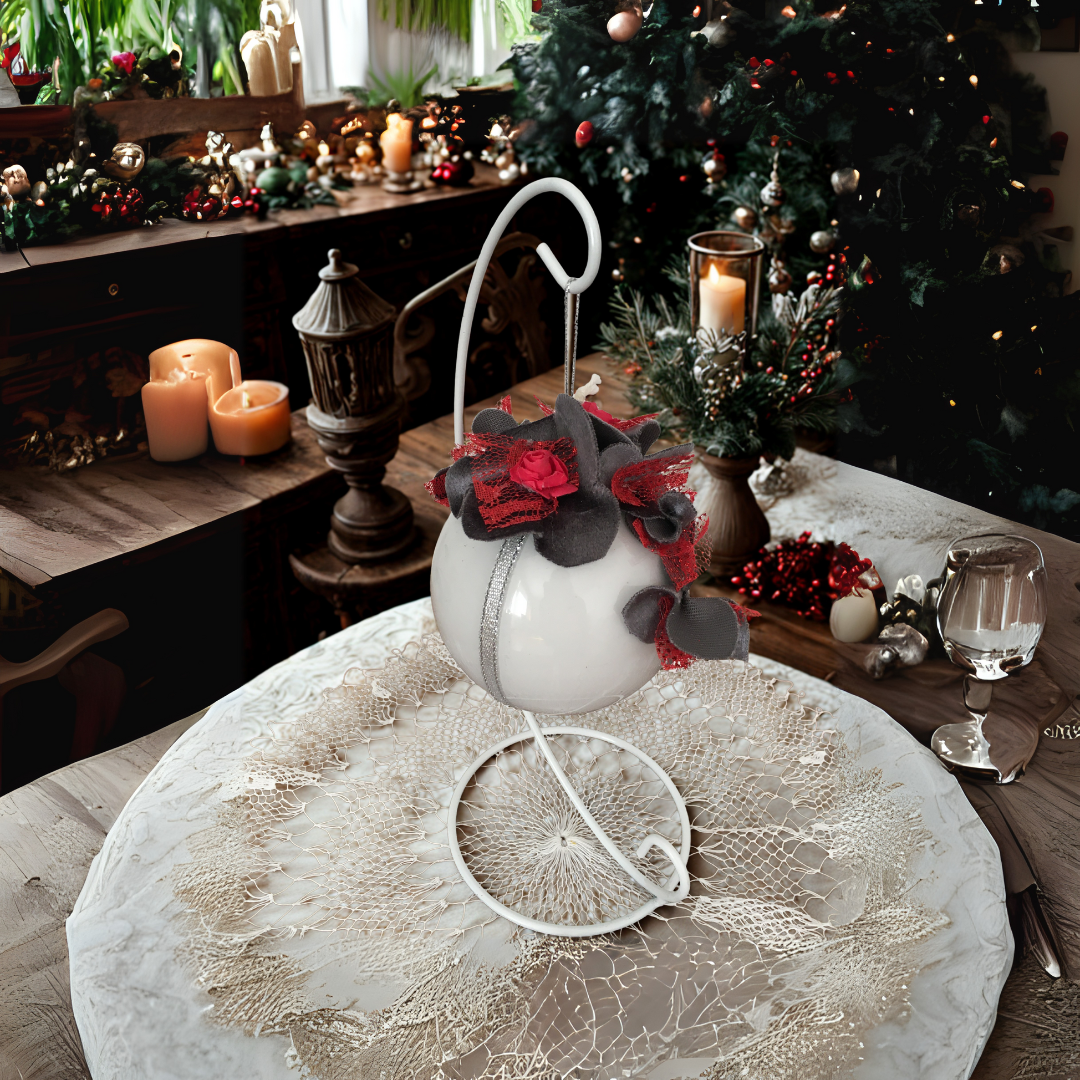 Boccia con fiori personalizzabile