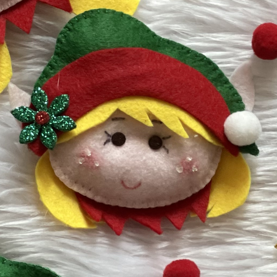 Elfa in pannolenci personalizzabile