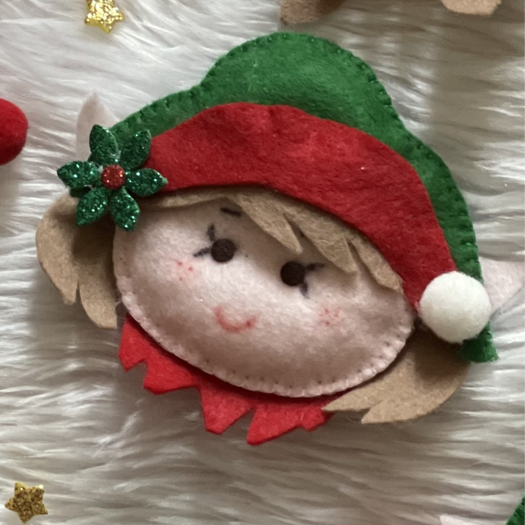 Elfa in pannolenci personalizzabile