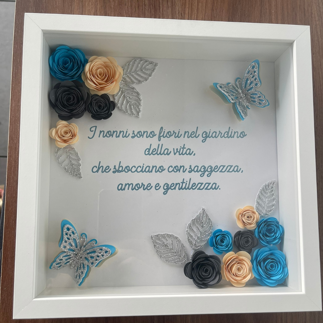 Shadow box farfalle