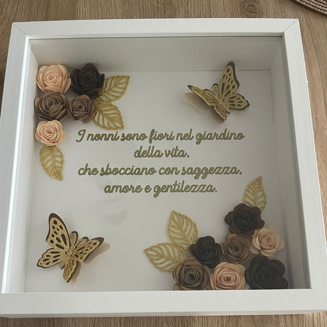 Shadow box farfalle