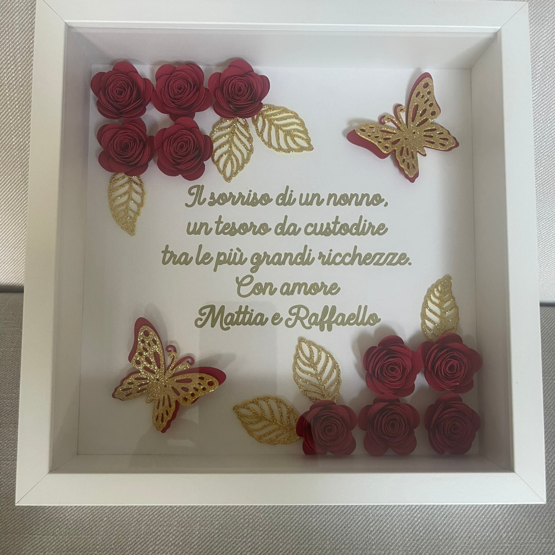 Shadow box farfalle