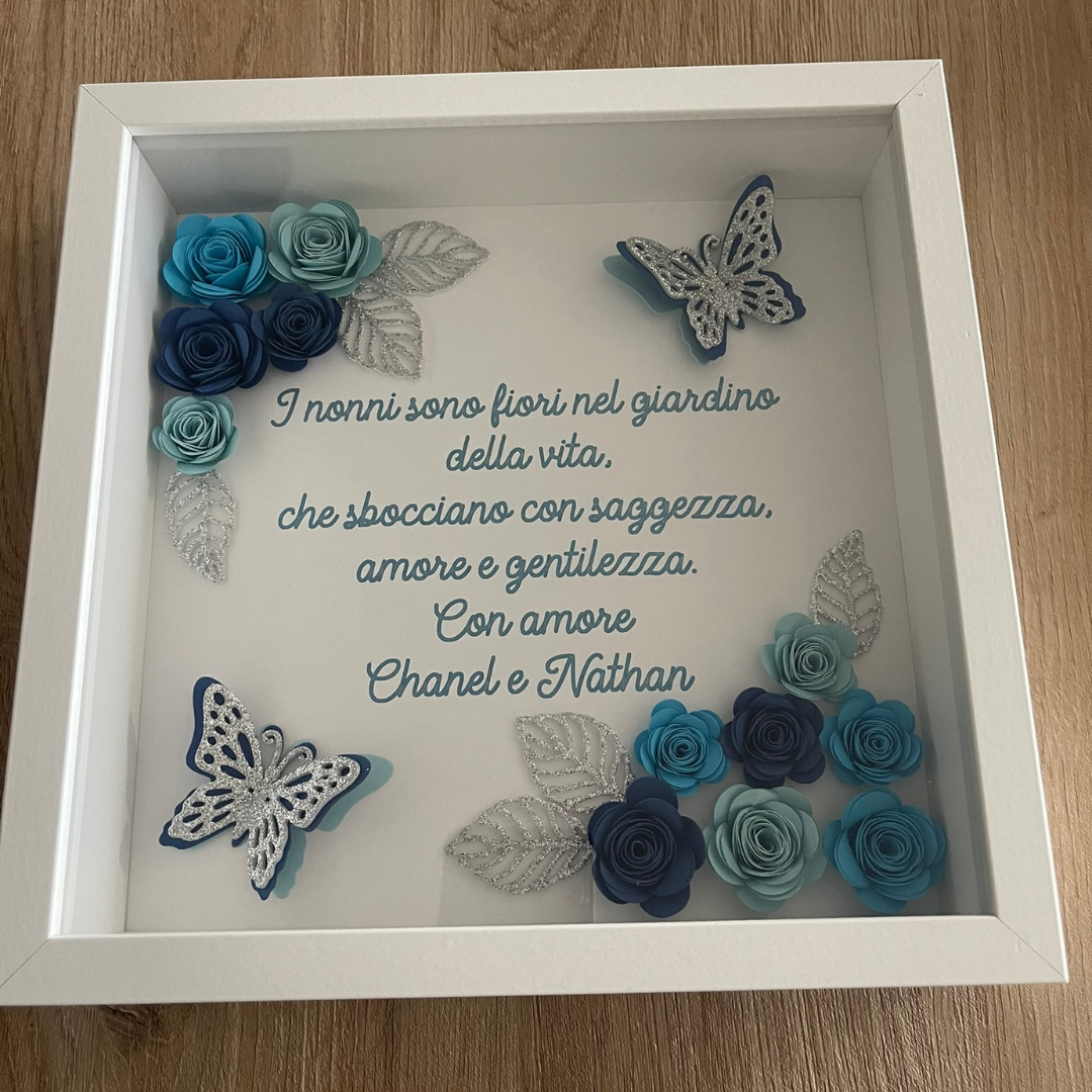 Shadow box farfalle