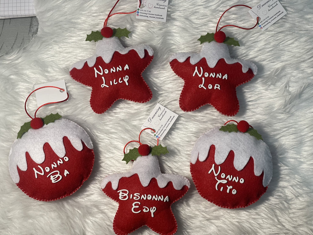 Decorazione con neve