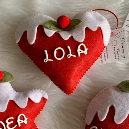 Decorazione con neve