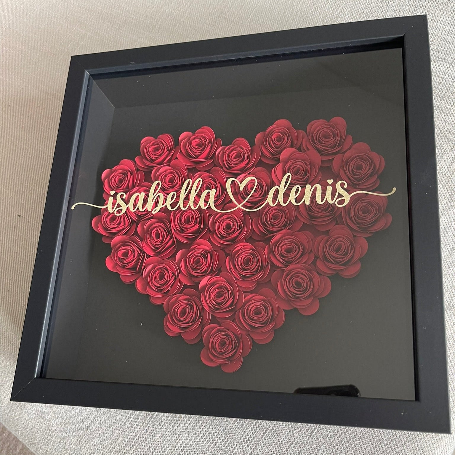 Shadow box cuore