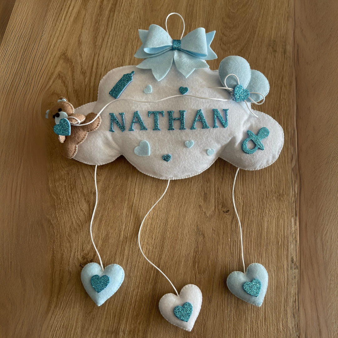 Fiocco nascita nuvola