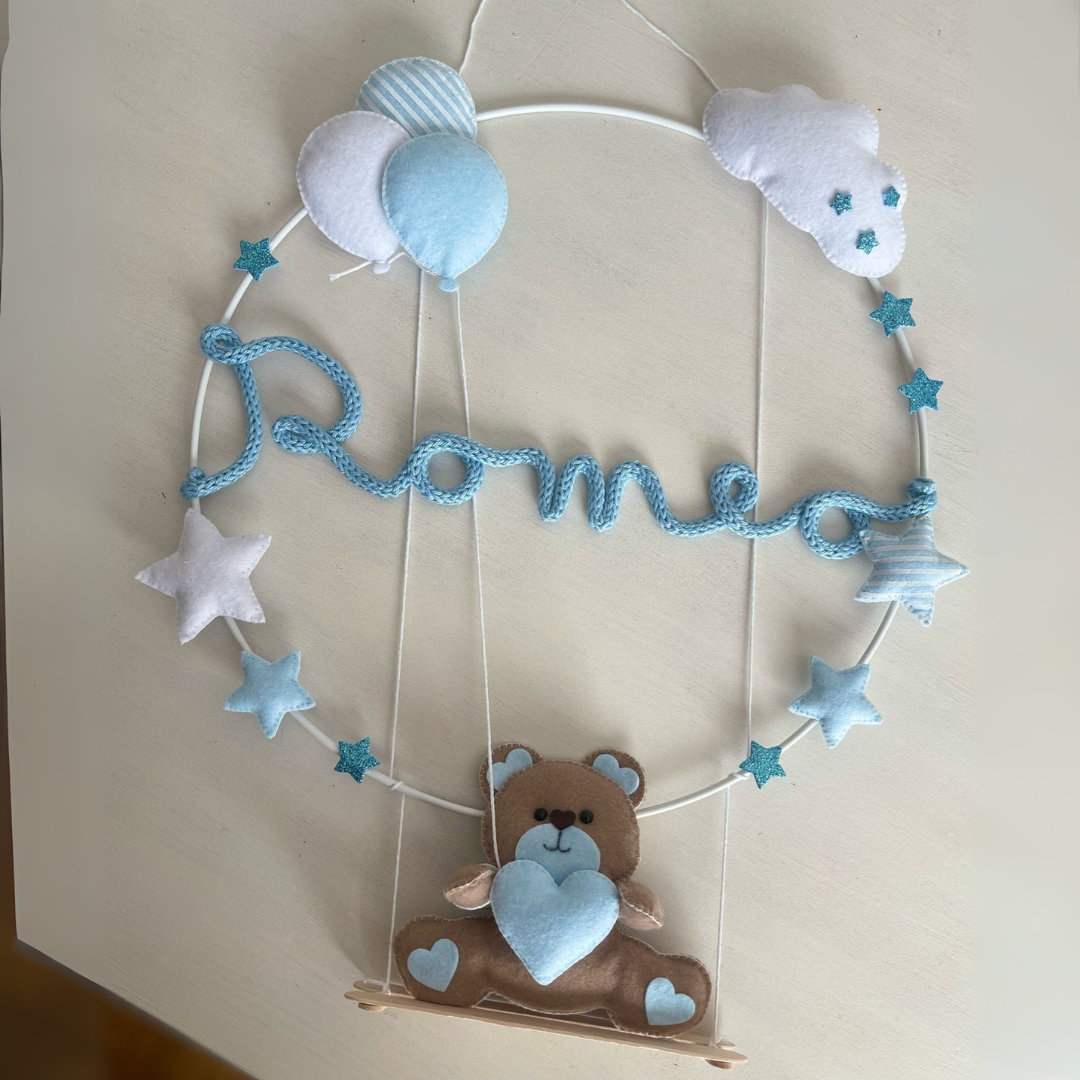 Fiocco nascita altalena