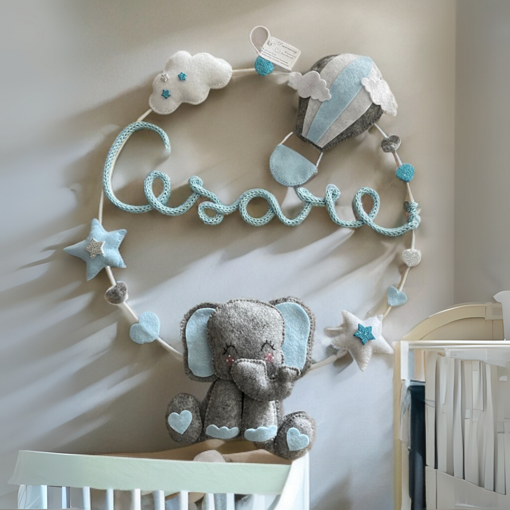 Fiocco nascita elefante