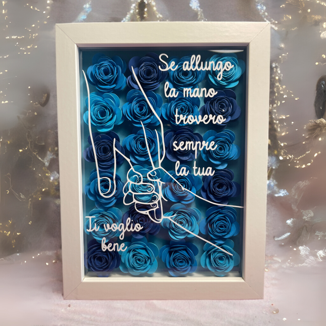 Mini Shadow box rose
