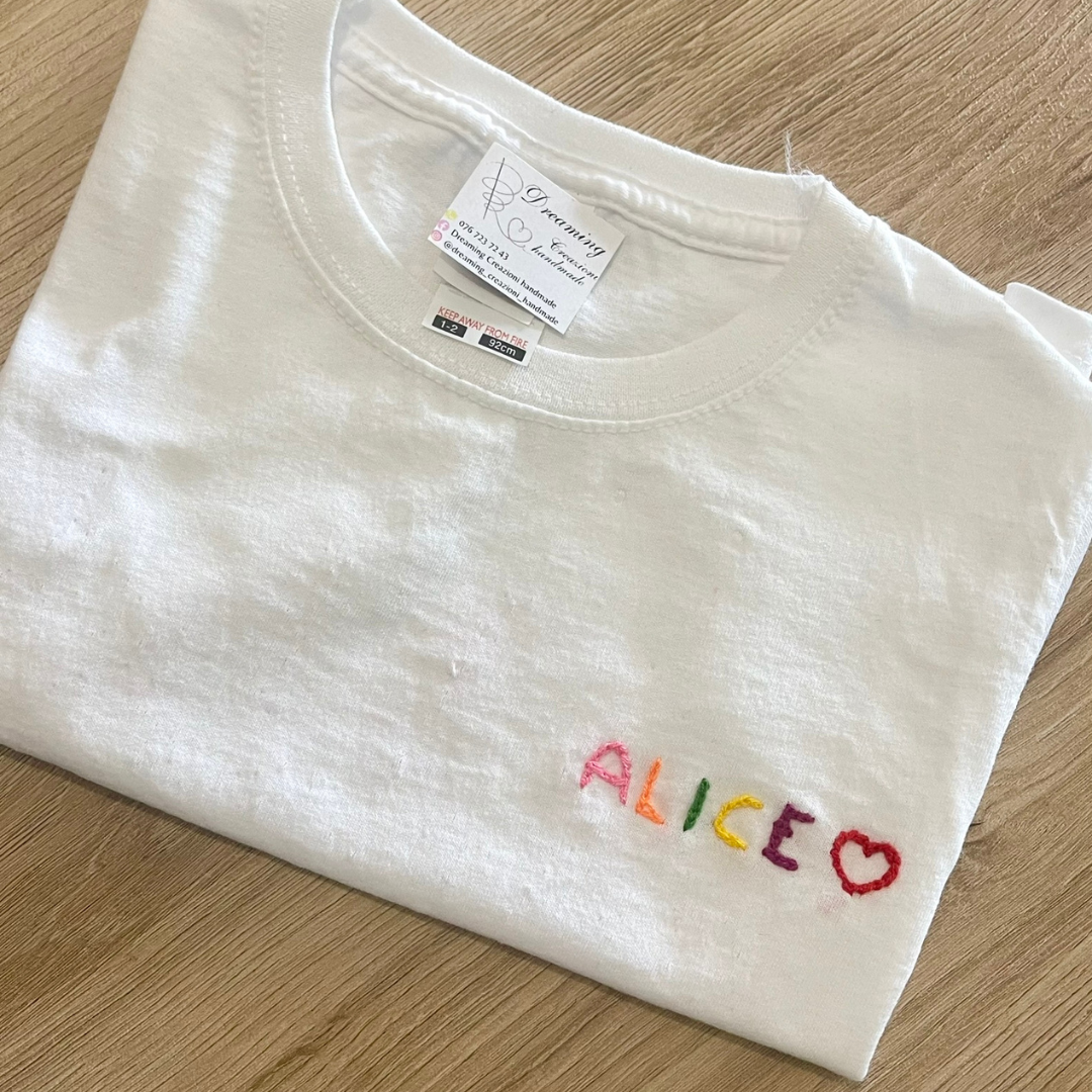 Personalizza: T-shirt bambino ricamate