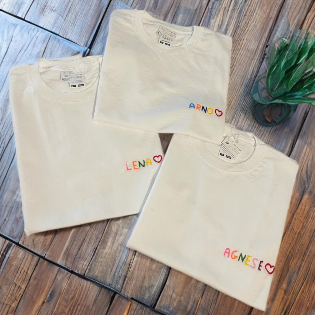 Personalizza: T-shirt bambino ricamate