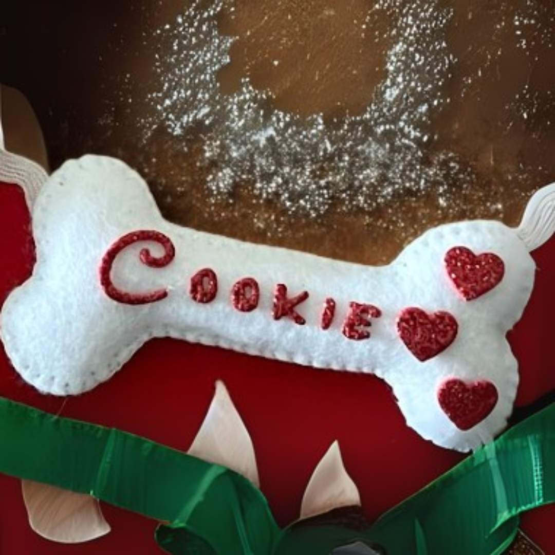 Osso in pannolenci personalizzabile