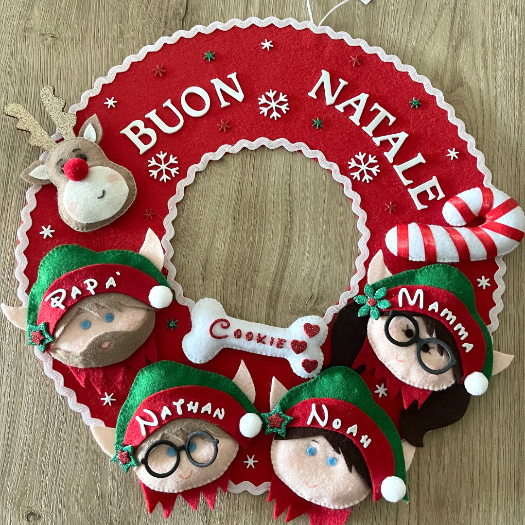 Fuoriporta in pannolenci personalizzabile