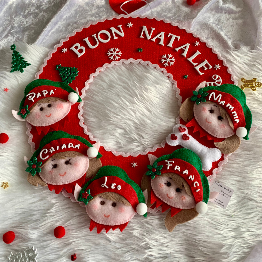 Fuoriporta in pannolenci personalizzabile